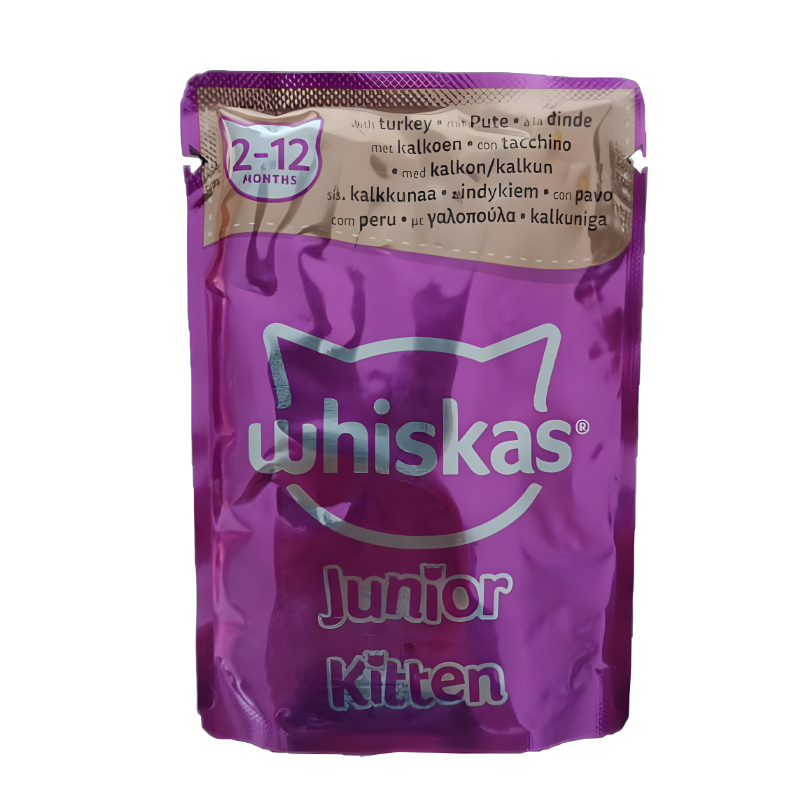 پوچ بچه گربه جونیور  85 گرمی ویسکاس