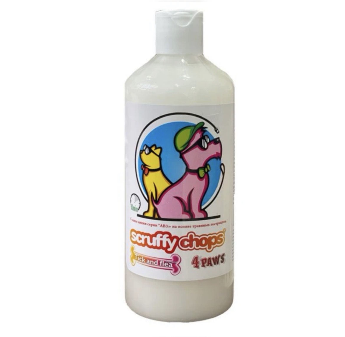 شامپو ضد کک و کنه سگ و گربه 500 میل اسکروفی